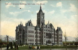 Street View of City and County Building Postcard