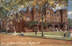 Home of Millard Fillmore Buffalo, NY Postcard Postcard Postcard