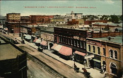 Bird's Eye View Looking Northwest Shawnee, OK Postcard Postcard Postcard