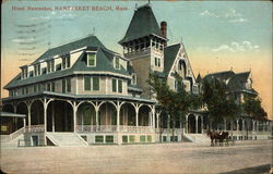 Street View of Hotel Nantasket Nantasket Beach, MA Postcard Postcard Postcard