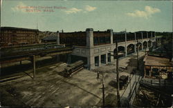 Forest Hills Elevated Station Postcard