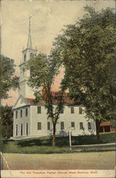 The Old Theadore Parker Church West Roxbury, MA Postcard Postcard Postcard