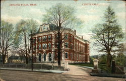 Street View of Curtis Hall Postcard