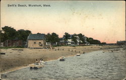 Water View of Swifts Beach Wareham, MA Postcard Postcard Postcard