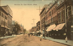 Meridian Street View Boston, MA Postcard Postcard Postcard