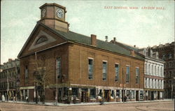 Street View of Lyceum Hall Postcard