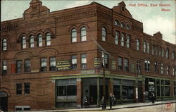 Post Office East Boston, MA Postcard Postcard Postcard