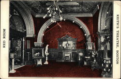 The Red Room at Keith's Theatre Postcard