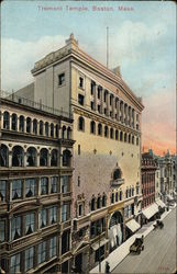Bird's Eye View of Tremont Temple Postcard