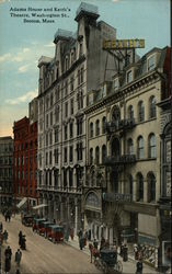 Adams Street and Keith's Theatre Postcard