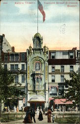 Keith's Teatre, Tremont Street Entrance Postcard