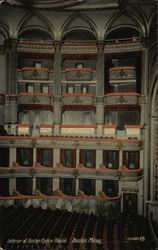 Interior of the Boston Opera House Postcard