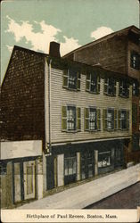 Birthplace of Paul Revere Postcard