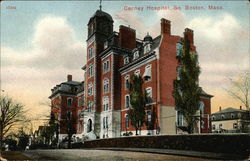 Street View of Carney Hospital Boston, MA Postcard Postcard Postcard
