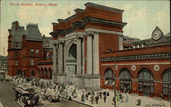 North Station Postcard