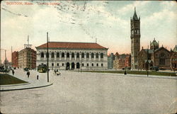 Wide View of Copley Square Postcard