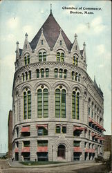 Street View of Chamber of Commerce Postcard
