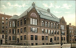 Street View of Normal Art School Postcard