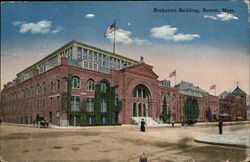 Street View of Mechinics Building Postcard