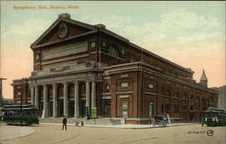 Street View of Symphony Hall Postcard