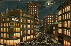 Court Street, Boston, Mass Postcard