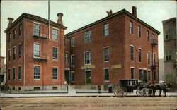 District Court and Public Library Branch Postcard