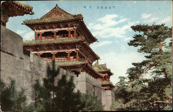 Red and Gold Japanese Temples