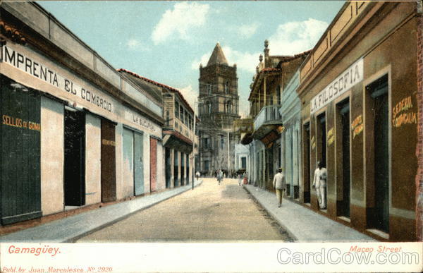 View Along Maceo Street, Camaguey Cuba