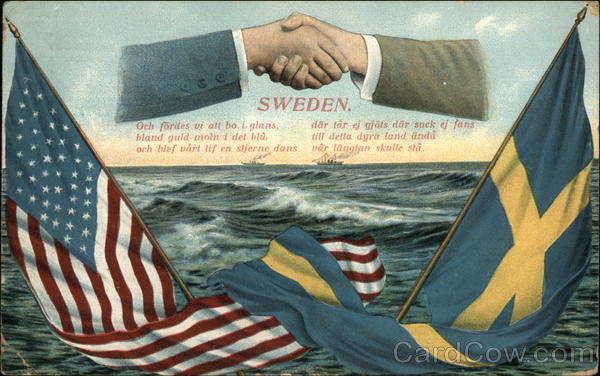 Sweden - Hands Across the Sea Flags