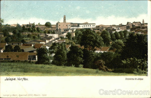View of Town Jalapa Mexico