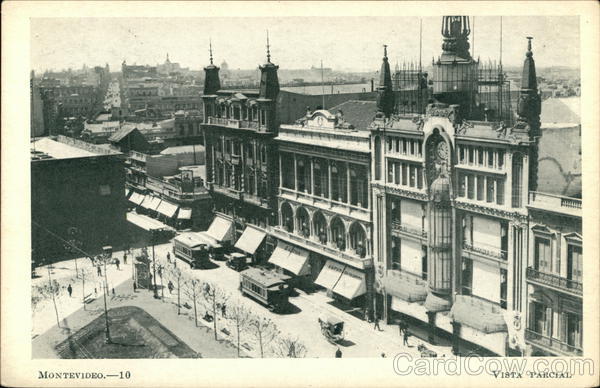 View of City Montevideo Uruguay