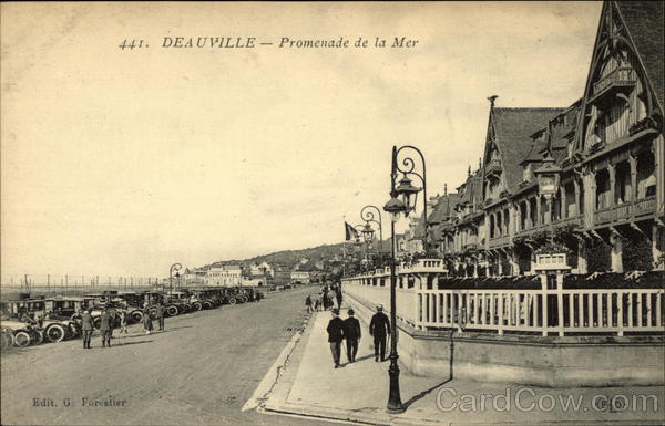 Promenade de la Mer Deauville France G. Forestter