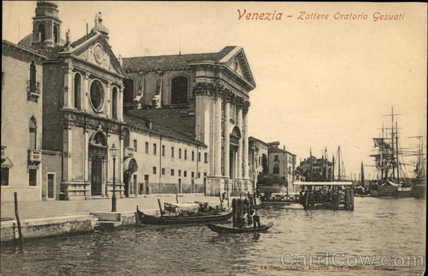 Zattere Oratorio Gesuati Venice Italy