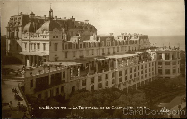La Terasse et le Casino Bellevue Biarritz France