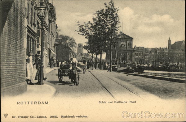 Schle met Delfsche Poort Rotterdam Netherlands