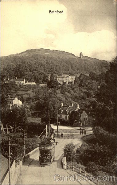 View of Bathford, Somerset, England United Kingdom