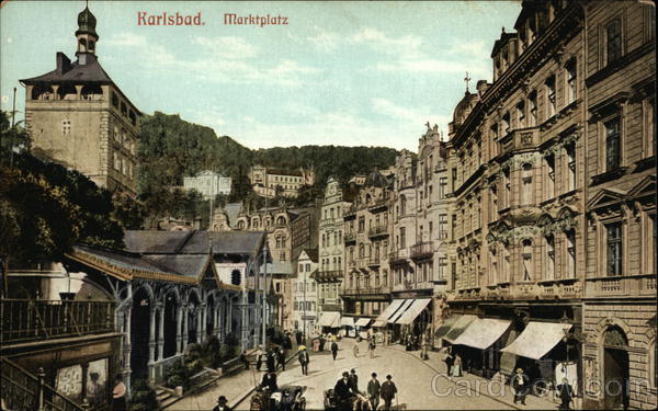 Marketplace Karlsbad Germany