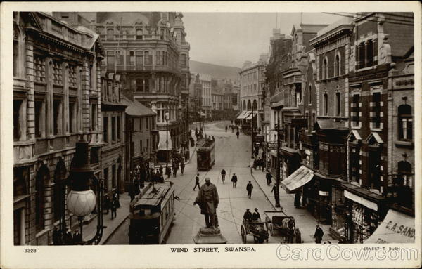 Wind Street Swansea Wales