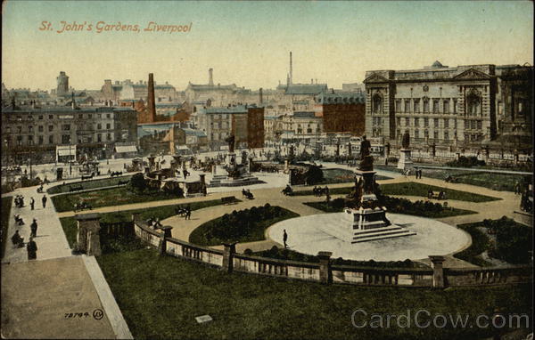 View of St. John's Gardens Liverpool United Kingdom