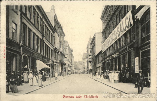 Kongens Gade Christiania Norway