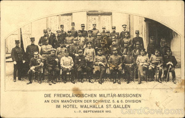 Die Fremdlandichen Militar-Missionene St. Gallen Switzerland