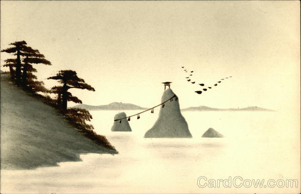 Hand Drawn Laquer Art Japan