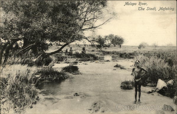 Molopo River, The Stadt, Mafeking South Africa