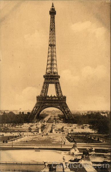 Eiffel Tower from the Trocadero Paris France