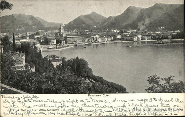 Panorama Como Italy