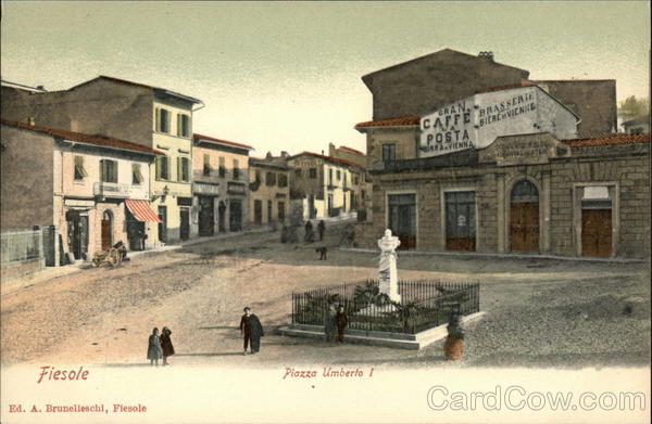 Piazza Umberto I Fiesole Italy Piazza Umberto I Fiesole Italy