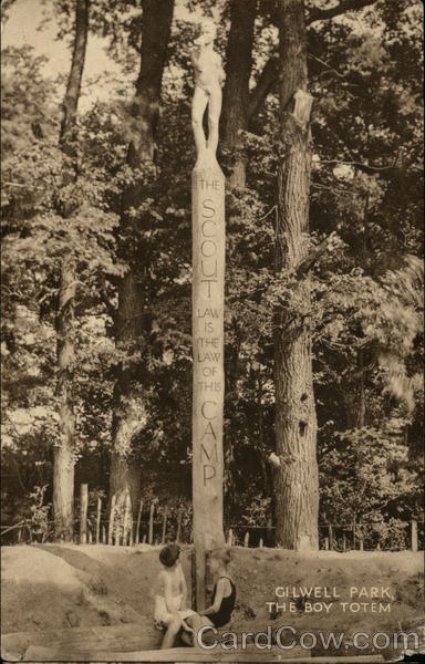 Gilwell Park - The Boy Totem Sewardstonebury England