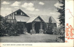 Fuji New Grand Lodge and Cottages Postcard