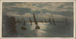 Sunset on the Nile Postcard