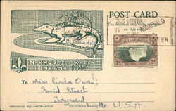 N. Rhodesia Rally Nkana 1945 Postcard